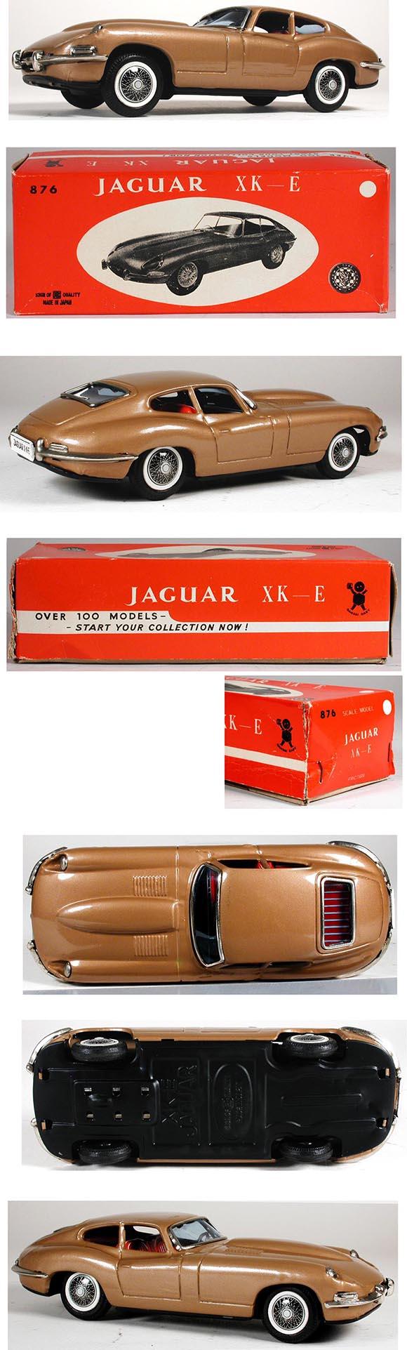 c.1962 Bandai, Jaguar E-Type (XK-E) in Original Box